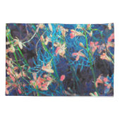 抽象芸術フローラファンタジー 枕カバー (裏面-左)