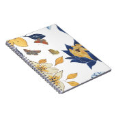 抽象芸術フローラブックマークスパイラルフォトノートブック ノートブック (右側)