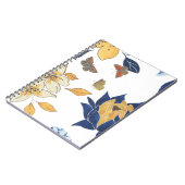 抽象芸術フローラブックマークスパイラルフォトノートブック ノートブック (左側)