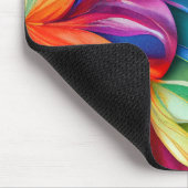 抽象芸術フローラマウスパッド マウスパッド (コーナー)