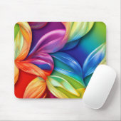 抽象芸術フローラマウスパッド マウスパッド (マウス)