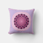 抽象芸術フローラモダンマンダラ装飾用クッション クッション (正面)