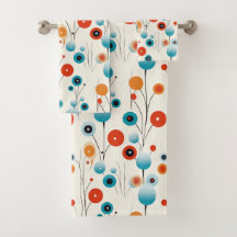 抽象芸術フローラモダン植物性レトロ花