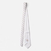 抽象芸術フローラユダヤ星 ネクタイ (裏面)
