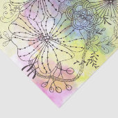 抽象芸術フローララインアートオンソフト洗浄水彩 薄葉紙 (詳細)