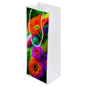 抽象芸術フローラワインバッグ ワインギフトバッグ (裏面アングル)