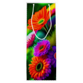 抽象芸術フローラワインバッグ ワインギフトバッグ (裏面)