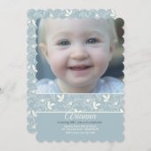 抽象芸術フローラ写真招待状 招待状 (正面/裏面)