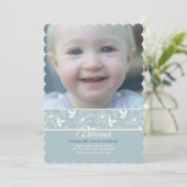 抽象芸術フローラ写真招待状 招待状 (スタンド正面)