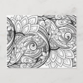 抽象芸術フローラ大色絵葉書 シーズンポストカード (正面)