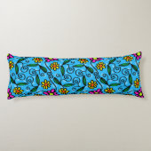 抽象芸術フローラ抱き枕 ボディピロー (裏面)