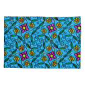 抽象芸術フローラ枕箱 枕カバー (裏面)