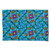 抽象芸術フローラ枕箱 枕カバー (正面)