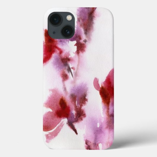 抽象芸術フローラ水彩画3 Case-Mate iPhoneケース (裏面)