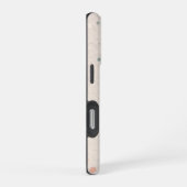 抽象芸術フローラ水彩背景オン紙 iPhoneケース (右側面)