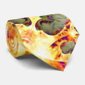 抽象芸術フローラ熱帯ラン絵を描キッド ネクタイ (ロール)