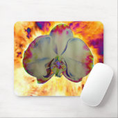 抽象芸術フローラ熱帯ラン絵を描キッド マウスパッド (マウス)