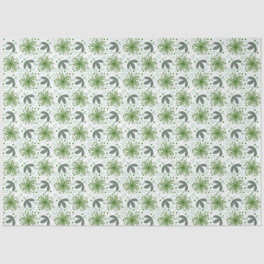 抽象芸術フローラ組織包装紙 薄葉紙 (正面)