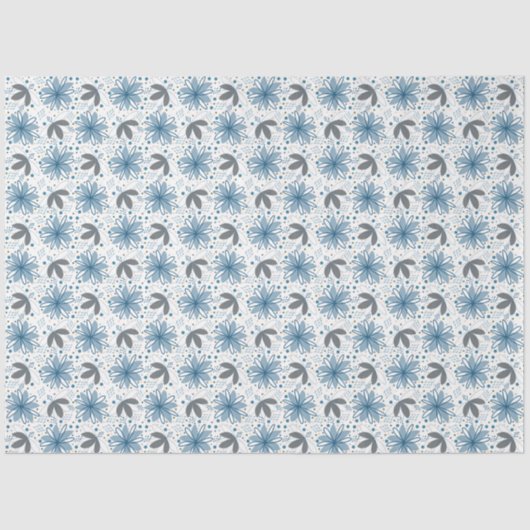 抽象芸術フローラ組織包装紙 薄葉紙 (正面)