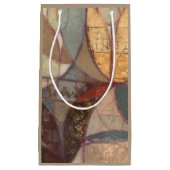 抽象芸術フローラ絵画リーフズバイノーマンワイアット スモールペーパーバッグ (正面)