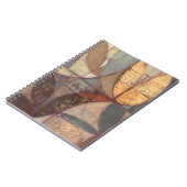 抽象芸術フローラ絵画リーフズバイノーマンワイアット ノートブック (左側)