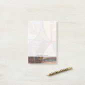 抽象芸術フローラ絵画リーフズバイノーマンワイアット ポストイット (デスク上)