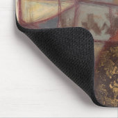 抽象芸術フローラ絵画リーフズバイノーマンワイアット マウスパッド (コーナー)