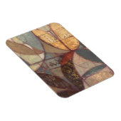 抽象芸術フローラ絵画リーフズバイノーマンワイアット マグネット (右側)