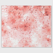 抽象芸術フローラ背景の過去 ラッピングペーパー (フラット)