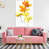 抽象芸術フローラ背景 キャンバスプリント (インサイチュ (リビング))