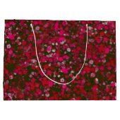 抽象芸術フローラ花 ラージペーパーバッグ (裏面)