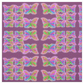 抽象芸術フローラ蝶 ファブリック (見本)