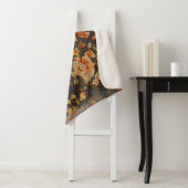 抽象芸術フローラ鉛筆の線のテクスチャ シェルパブランケット (インサイチュ)