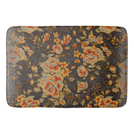 抽象芸術フローラ鉛筆の線のテクスチャ バスマット