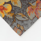 抽象芸術フローラ鉛筆の線のテクスチャ フリースブランケット (角)