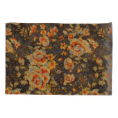 抽象芸術フローラ鉛筆の線のテクスチャ 枕カバー (裏面)