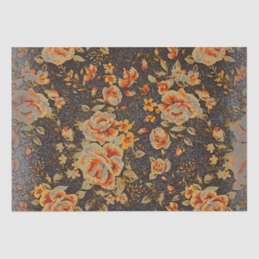 抽象芸術フローラ鉛筆の線のテクスチャ 薄葉紙 (正面)