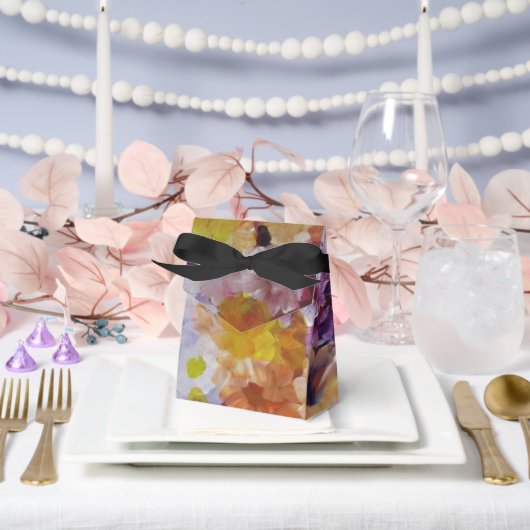 抽象芸術フローラ/ギフトボックス フェイバーボックス (ウェディング)