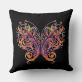 抽象芸術フローラ クッション (裏面)