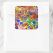 抽象芸術フローラ スクエアシール (バッグ)