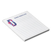 抽象芸術フローラ ノートパッド (アングル)