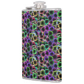 抽象芸術フローラ フラスク (左)