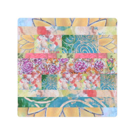 抽象芸術フローラ メタルプリント