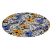 抽象芸術フローラ:水彩パタモダンーン カッティングボード (角)