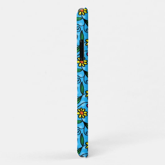 抽象芸術フローラiPhone 11ケース Case-Mate iPhoneケース (裏面/右)