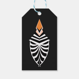 抽象芸術フーポーバードイラストレーション ギフトタグ