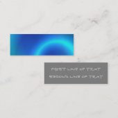 抽象芸術ブックマーク名刺 スキニー名刺 (正面/裏面)