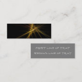 抽象芸術ブックマーク名刺 スキニー名刺 (正面/裏面)