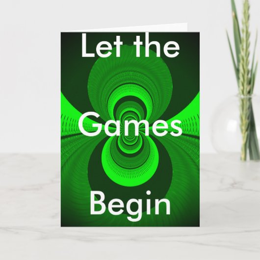 抽象芸術ブライトグリーングルービー万華鏡のように千変万化するパターンパターン カード (正面)