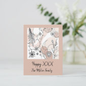 抽象芸術ブラウンボホミニマリスト美学 シーズンカード (スタンド正面)